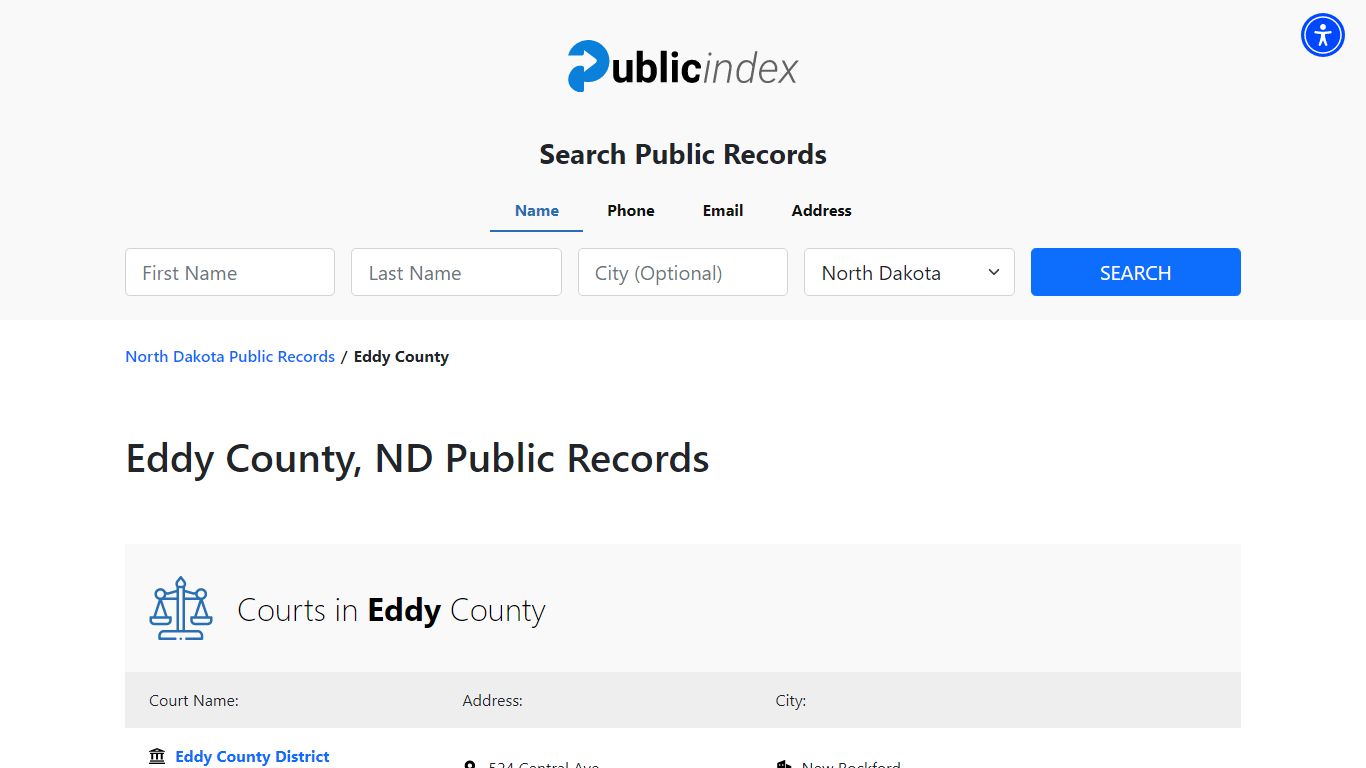 Eddy County, ND Public Court, Arrest and Inmate Records - ThePublicIndex